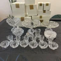 سرویس کریستال و کتری قوری