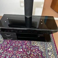 میز تلویزیون شیشه ای سالم
