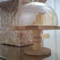 کیک خوری چوبی لاکچری پایه دار