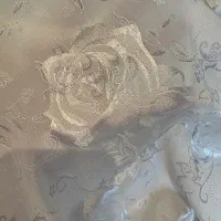 چادر سفید عروس نقره کوب