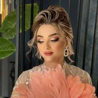 میکاپ شنیون تخصصی فق1500با مژه ریسه ای رایگان