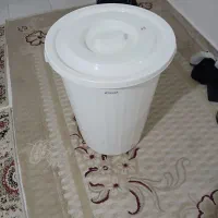 سطل  80لیتری سفید نو
