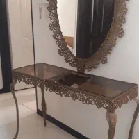 آینه کنسول برنجی
