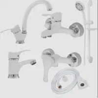 شیرالات 6 تکه مدل لاله سفیدبرندالبرز قیمت کارخانه