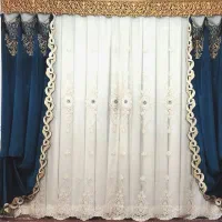 پرده پذیرایی اندازه پرده280×3متر