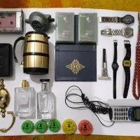 ساعت مچی تسبیح  واکمن کاست تلفن قفسه مشبک ژیلت