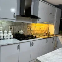 کابینت ام دی اف به همراه هود و سینک