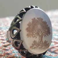 انگشتر شجر رکاب نقره روس
