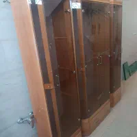 بوفه شیشه ای 3تیکه ترو تمیز