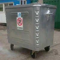 سطل زباله گالوانیزه / مخزن زباله فلزی شهری و صنعتی