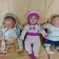 عروسک  سه عدد طرح بچه و بسیار زیبا
