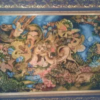 تابلو فرش دایره هستی