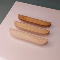 دستگیره چوبی طبیعی کابینت و کمد تولیدکننده مستقیم