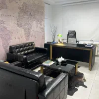 سرویس ساجیران میز و نیم ست مبل مدیریتی