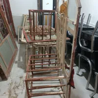 پنجره اهنی ساده و جاکولری دار
