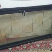 درب حمام پشت بام خانه دوجداره الومینیوم