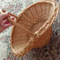 سبد حصیری زیبا