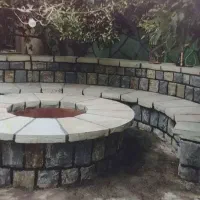 سنگ مالون کاری لاشه ،آبنما،آبشار،پله و معماری اجرا