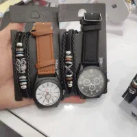 ساعت مچی چرمی دستبند دار سنگین والار