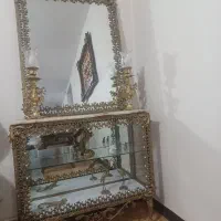 آینه بوفه برنز