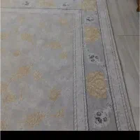 فرش طلایی طوسی خیلی زیبا