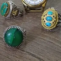 ساعت رولکس مردانه  و انگشتر نقره حراج