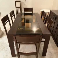 میزناهارخوری به همراه ۶ عدد صندلی