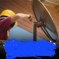 نصاب کار...نصب آنتن وبراکت و تلویزیون