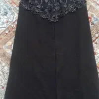 مانتو کرپ مشکی..