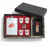 ست هدیه زنانه / هیپ فلاکس و فندک / ارسال رایگان