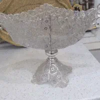 ظرف مس با روکش نقره ملیله
