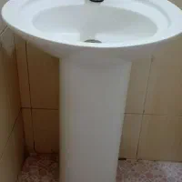 روشویی با شیر اهرمی پایه