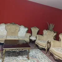 مبلمان استیل ۹ نفره و میز ناهارخوری 10 نفره