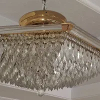 لوستر سقفی کریستال اتریشی ۱۰ شاخه ( تک )