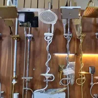 دوش حمام یونیورست یونیکا طلایی کروم سفیدطلایی