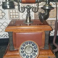 تلفن تزئینی چوبی وارداتی