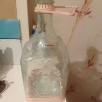 دو عدد بطری شیشه ای