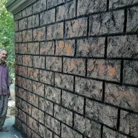سیمانکاری طرح دار فقط طرح دار و رنگ امیزی