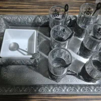 سرویس چای خوری با سینی