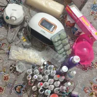 وسایل کاشت ناخن  و دستگاه بخور