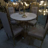 میز ناهار خوری ۴ نفره برنز