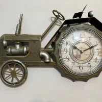 ساعت دیواری تراکتور فلزی نو