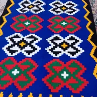 گلیم ابریشمی دست باف