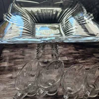 فروش جا میوه بزرگ پایه دار،جا سس،زیر استکان