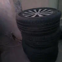 رینگ و لاستیک اسپرت 205/60/15لاسیتک بارزپژو