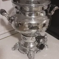 سماور گازی تمام برنجی ۶ لیتری در حد