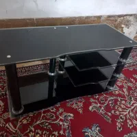 میز تلوزیون شیشه ای