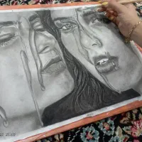 سفارش نقاشی سیاه قلم