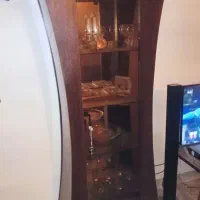 بوفه چرخدار هالوژن دار 5 طبقه