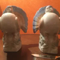 ۲ عدد مجسمه کبوتر  روس ۸۰ ساله قدیمی مارکدار